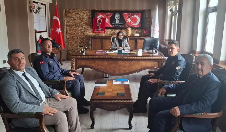 Atkaracalar’da okul güvenliği toplantısı gerçekleştirildi