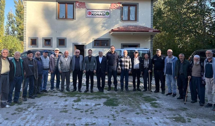 Korgun’da Kaymakam Budak köy ziyaretlerini sürdürüyor