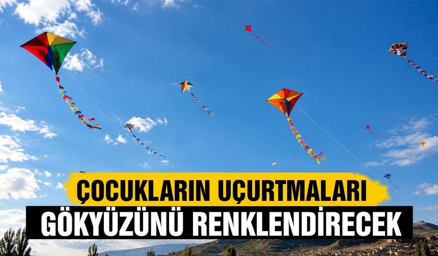 Kurşunlu’da gökyüzü rengârenk uçurtmalarla şenlenecek