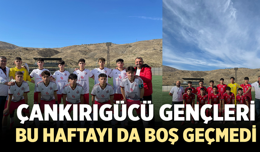 Çankırıgücü’nün gençleri bu haftayı da boş geçmedi