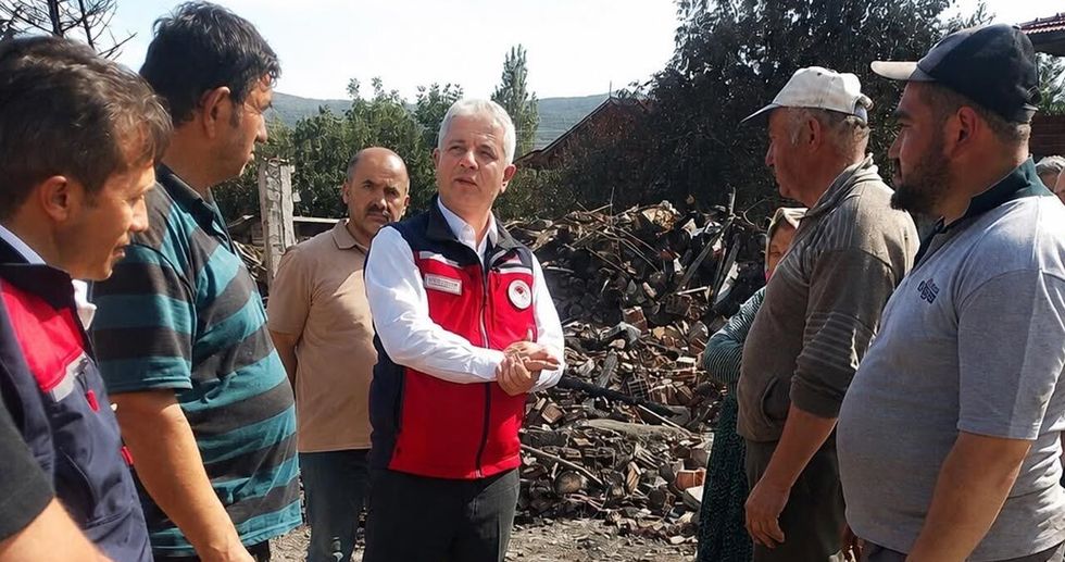 Ilgaz’da yangın mağduru üreticilere destek: Hasar tespiti başladı